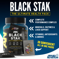Applied Nutrition Black Stak – Ultimate Daily Health Pack (30 Packs) Applied Nutrition Black Stak – Ultimate Daily Health Pack (30 Packs)