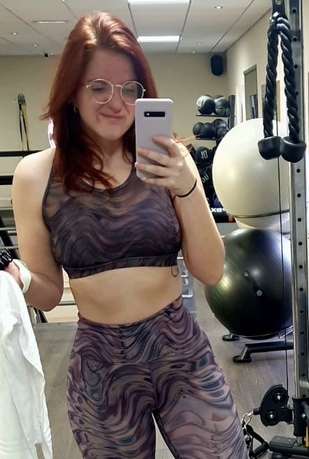 Laura after personal training